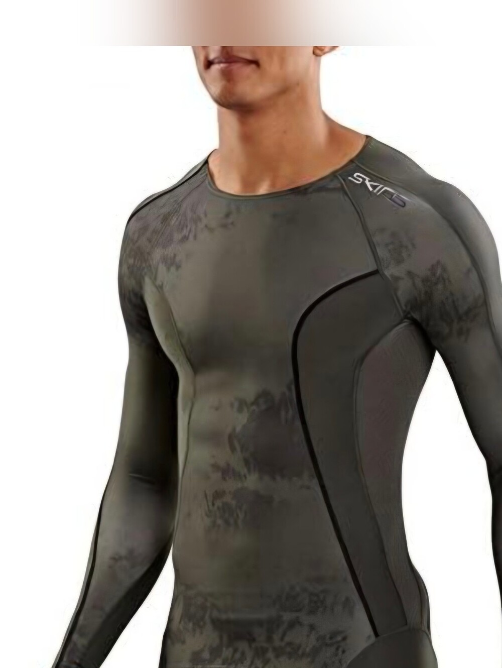 SKINS DNAmic Men's Long Sleeve Compression Shirt Medium